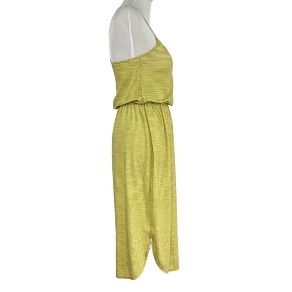 Prana Womens Ayla Dress Sz Small Citronell Tradewinds Stripe Shelf Bra - Picture 6 of 10